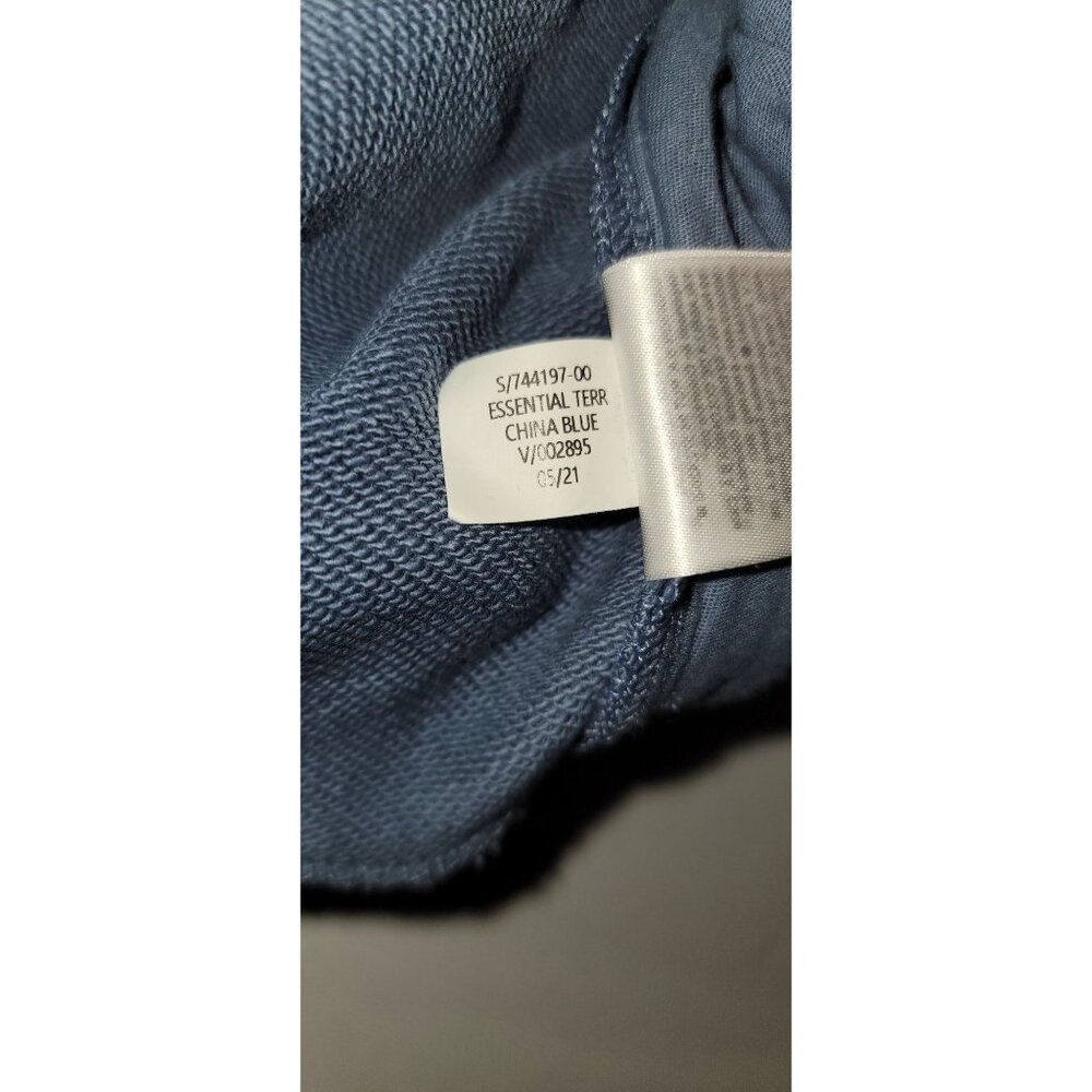 Banana Republic Essential Terry Hoodie China Blue Men’s Medium Cotton Blend - Picture 8 of 8